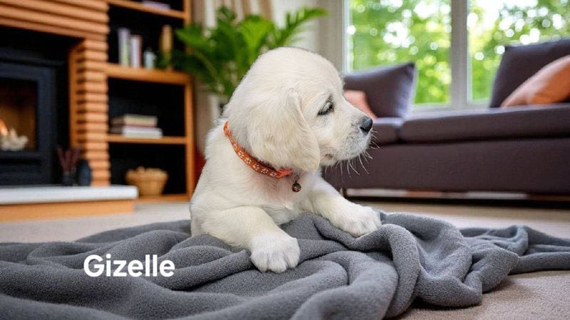 Gizelle - English Cream Golden Retriever Puppy